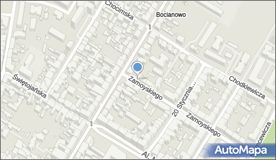 Paczkomat InPost BYD01BAPP, Zamoyskiego 1, Bydgoszcz 85-063