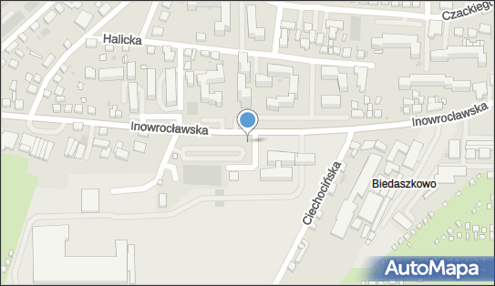 Paczkomat InPost BYD10M, Inowrocławska 21, Bydgoszcz 85-153