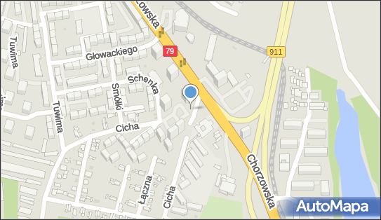 Paczkomat InPost BYT06APP, Chorzowska 20, Bytom 41-910