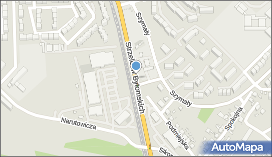 Paczkomat InPost BYT22M, Strzelców Bytomskich 232, Bytom 41-933