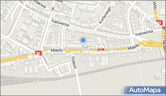 Paczkomat InPost BYT35M, Miarki 27a, Bytom 41-902