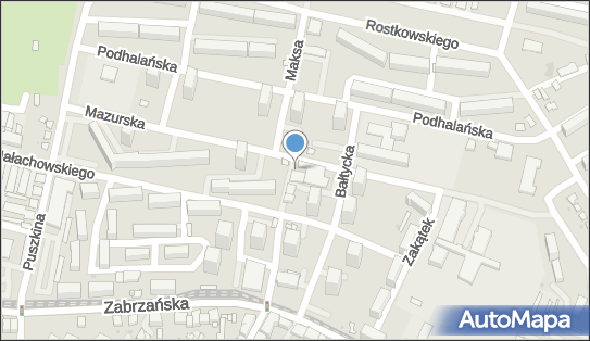 Paczkomat InPost BYT43M, Mazurska 3, Bytom 41-907