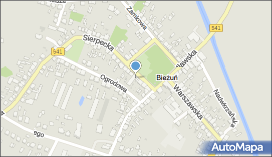 Paczkomat InPost BZN01M, Stary Rynek 11, Bieżuń 09-320