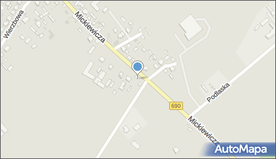 Paczkomat InPost CCH01BAPP, Adama Mickiewicza 60, Ciechanowiec 18-230