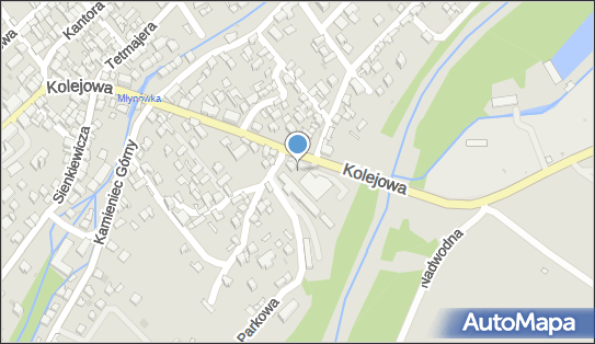 Paczkomat InPost CDU01M, Kolejowa 22a, Czarny Dunajec 34-470