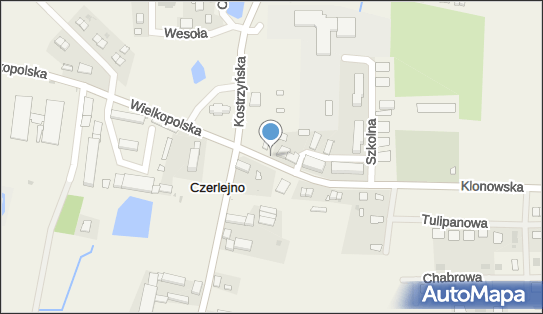 Paczkomat InPost CEJ01M, Klonowska 3, Czerlejno 62-025