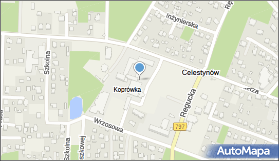 Paczkomat InPost CET01M, Hilarego Koprowskiego 2, Celestynów 05-430