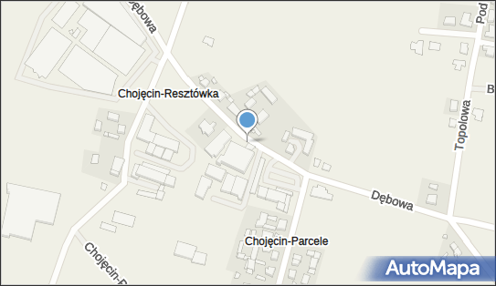 Paczkomat InPost CHEC01M, Dębowa 31, Chojęcin 63-640