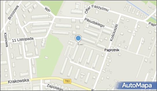 Paczkomat InPost CHL01BAPP, Powstańców Śląskich 6 a-f, Chełmek 32-660