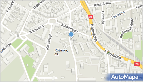 Paczkomat InPost CHO36M, Krzywa 17, Chorzów 41-500