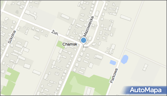 Paczkomat InPost CHQM01M, Mazowiecka 23, Chamsk 09-300