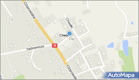 Paczkomat InPost CHVK01BAPP, Chwałki 84C, Chwałki 27-600