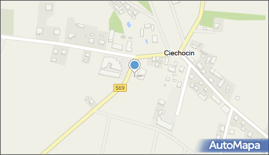 Paczkomat InPost CIEO01APP, Ciechocin 175A, Ciechocin 87-408