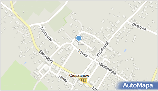 Paczkomat InPost CIN01BAPP, Rynek 29, Cieszanów 37-611