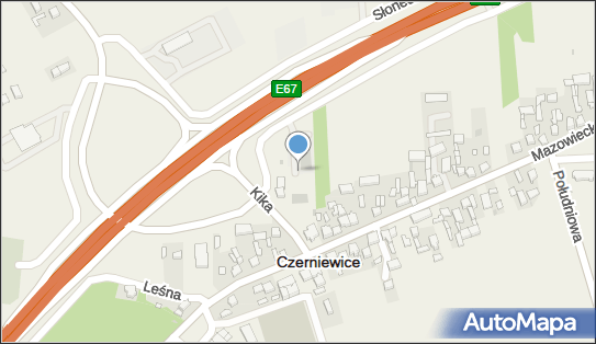 Paczkomat InPost CNC01M, Konrada Kika 5, Czerniewice 97-216