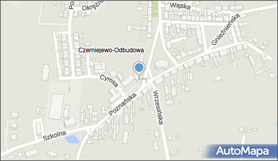 Paczkomat InPost CRJ01N, Poznańska 6, Czerniejewo 62-250