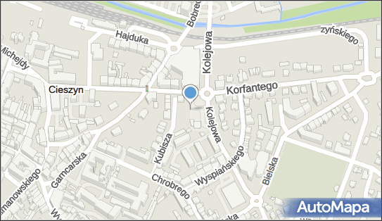 Paczkomat InPost CSZ10M, Kolejowa 8, Cieszyn 43-400