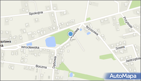 Paczkomat InPost CWE01M, Dębowa 1, Chrząstawa Wielka 55-003