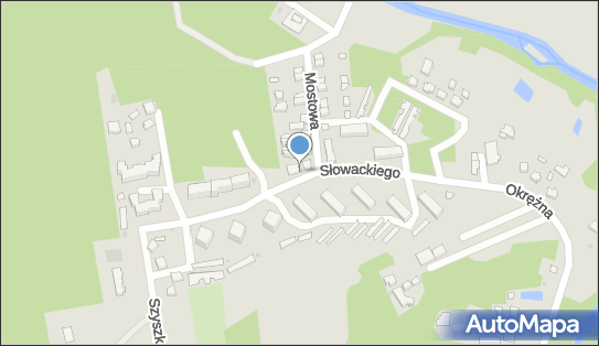 Paczkomat InPost CWO02M, Słowackiego 6, Czarna Woda 83-262