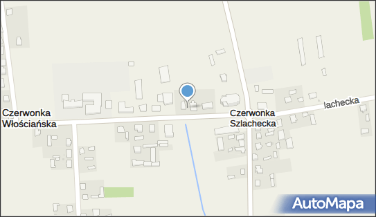 Paczkomat InPost CWX01M, Czerwonka Włościańska 41A 06-232