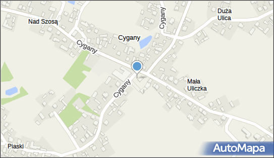 Paczkomat InPost CYG01M, Cygany 22, Cygany 39-442