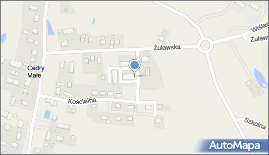 Paczkomat InPost CYM01M, Kolorowa 6, Cedry Małe 83-020