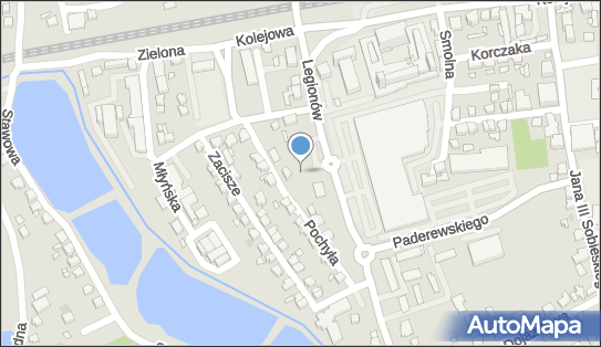 Paczkomat InPost CZD02M, Legionów 60A, Czechowice-Dziedzice 43-502