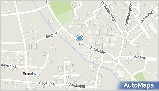 Paczkomat InPost CZD12M, Legionów 88A, Czechowice-Dziedzice 43-502