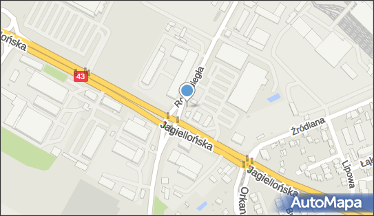 Paczkomat InPost CZE02G, Jagielońska 32, Częstochowa 42-216