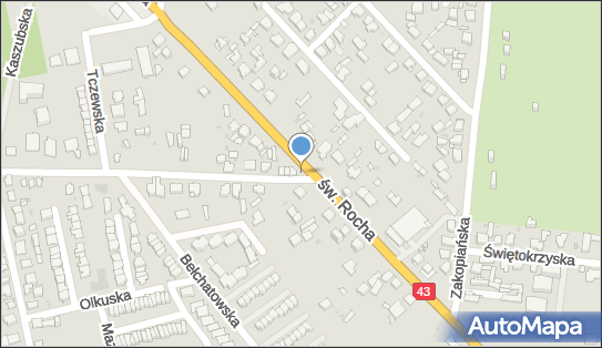 Paczkomat InPost CZE12BAPP, Legnicka 2, Częstochowa 42-202