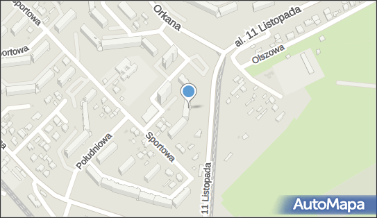 Paczkomat InPost CZE17N, Orkana 27, Częstochowa 42-229