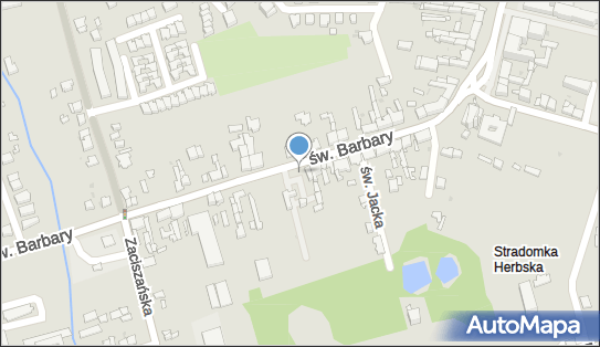 Paczkomat InPost CZE23N, św. Barbary 77, Częstochowa 42-226