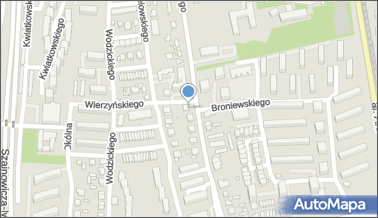 Paczkomat InPost CZE24N, Wierzyńskiego / Kilińskiego 151 42-218