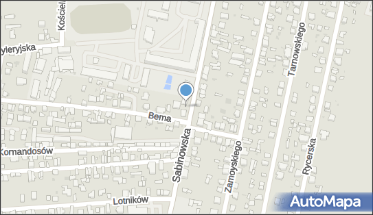 Paczkomat InPost CZE76M, Sabinowska 68, Częstochowa 42-202