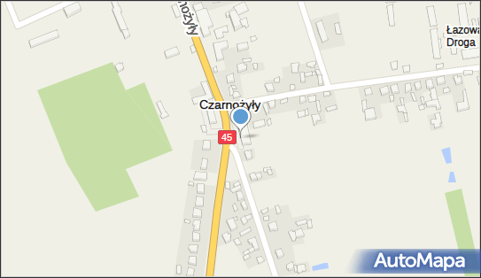 Paczkomat InPost CZO01M, Czarnożyły 166, Czarnożyły 98-310