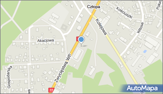 Paczkomat InPost CZP01M, Zwycięstwa Wojska Polskiego 19, Człopa 78-630