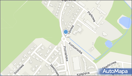 Paczkomat InPost DAB01L, Lipowa 20, Dąbrówka 62-070