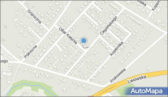 Paczkomat InPost DEB12M, Ofiar Katynia 4, Dębica 39-200