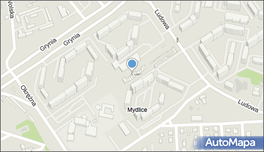 Paczkomat InPost DGO01HO, Ludowa 15B, Dąbrowa Górnicza 41-303