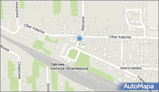 Paczkomat InPost DGO02N, Stacyjna 19, Dąbrowa Górnicza 42-530