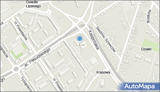 Paczkomat InPost DGO05A, Kasprzaka 1A, Dąbrowa Górnicza 41-303