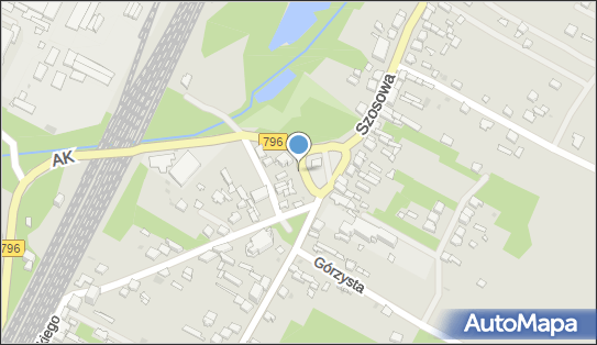 Paczkomat InPost DGO08BAPP, Armii Krajowej 1B, Dąbrowa Górnicza 42-520