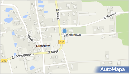 Paczkomat InPost DRO03M, Jaśminowa 1, Droszków 66-003