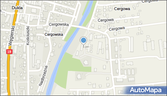 Paczkomat InPost DUK01M, Cergowa 159E, Dukla 38-450