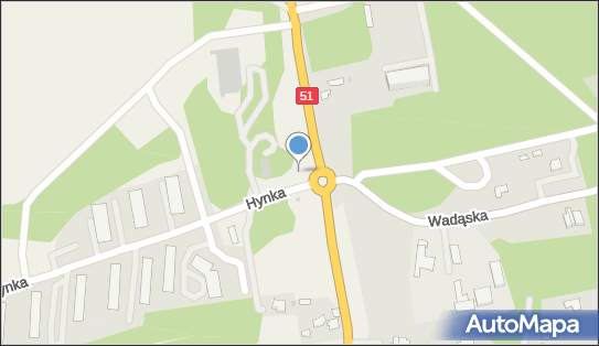 Paczkomat InPost DYW03M, Hynka 2, Dywity 11-001