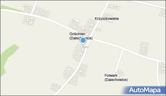 Paczkomat InPost DZHQ01BAPP, Dalechowice 100, Dalechowice 28-500