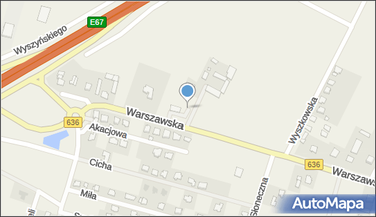 Paczkomat InPost EMI01M, Warszawska 11, Emilianów 05-250