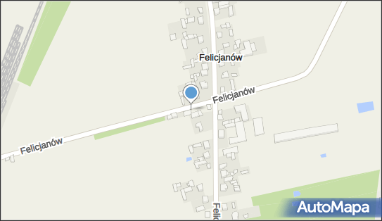 Paczkomat InPost FCN01G, Felicjanów 25, Felicjanów 95-040