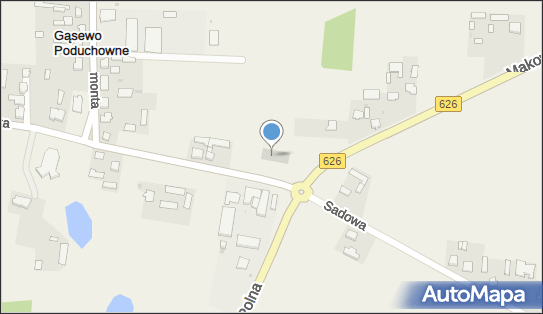 Paczkomat InPost GAP01BAPP, Mazowiecka 2, Gąsewo Poduchowne 06-213