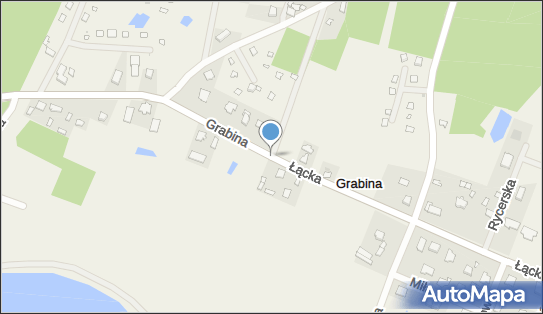 Paczkomat InPost GBNA01BAPP, Łącka 27, Grabina 09-520